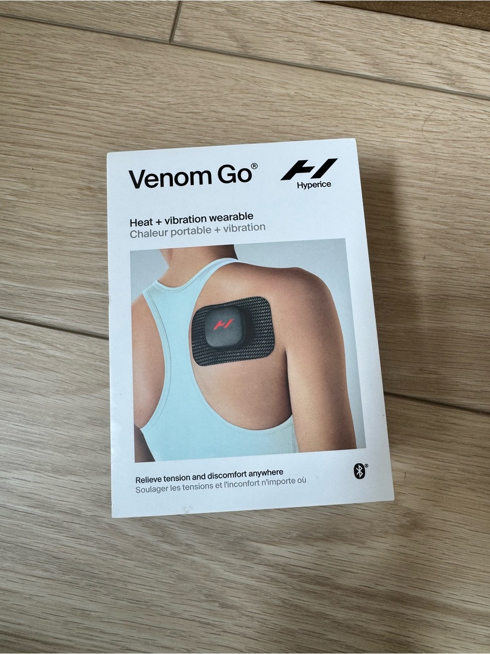 Hyperice Venom Go Heat + Vibration Wearable - Black Patch